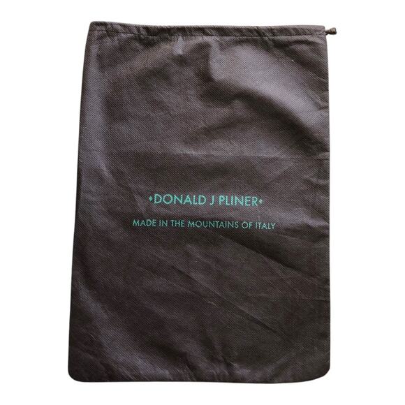 DONALD J. PLINER Drawstring Dust Bag Purse Handbag Shoes 10 3/4" x 15" Preowned - Picture 1 of 3